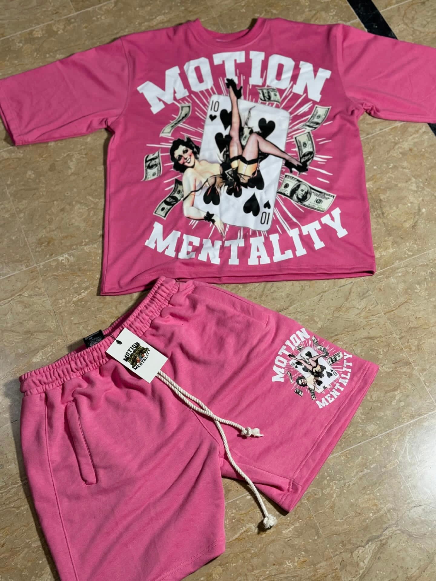 SPADE CARD “PINK” SHORTS