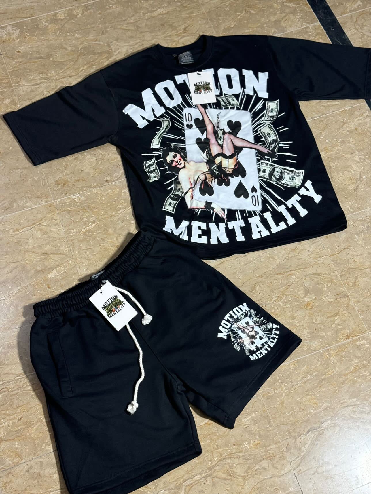 SPADE CARD "BLACK" SHORTS
